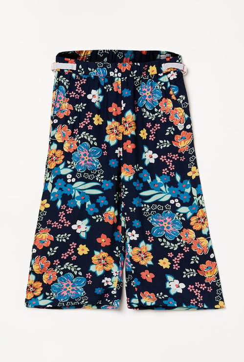 PEPE JEANS Girls Floral Print Palazzo Pants