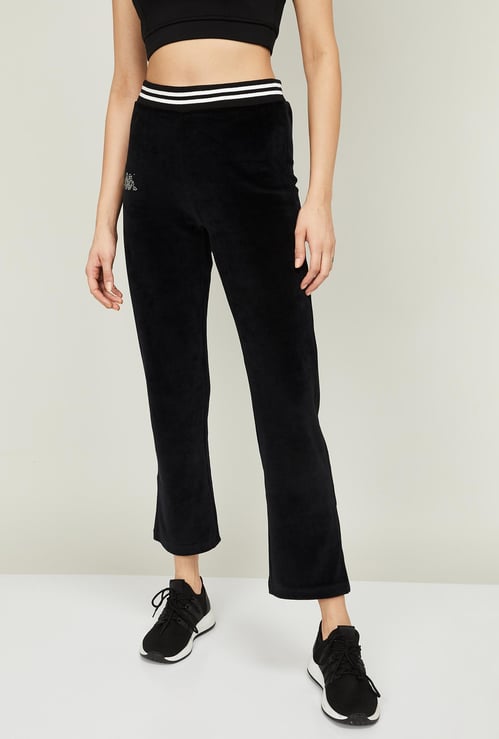 KAPPA Women Solid Ankle-Length Track Pants