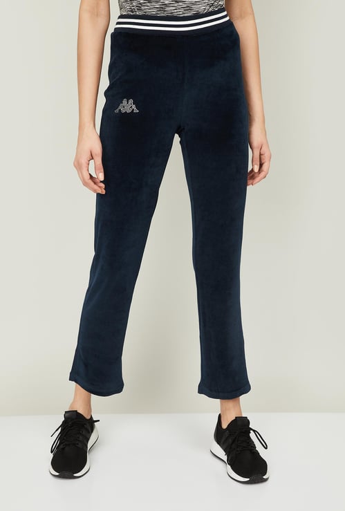KAPPA Women Solid Ankle-Length Track Pants