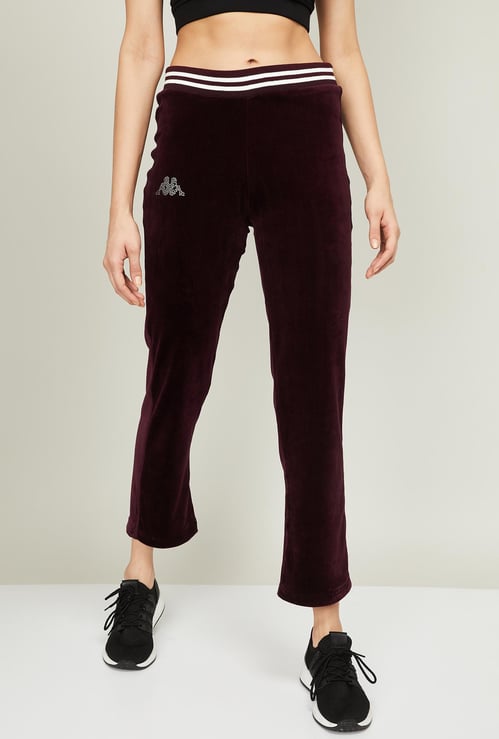 KAPPA Women Solid Ankle-Length Track Pants