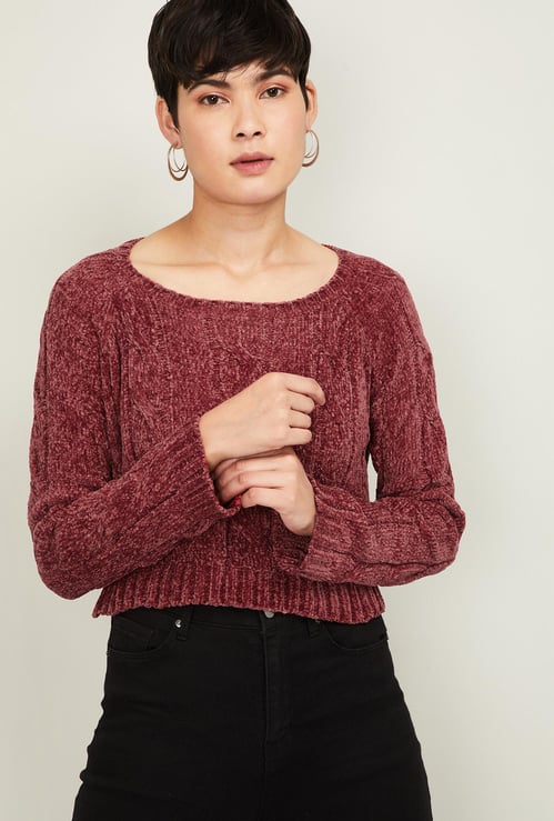 GINGER Women Solid Sweater