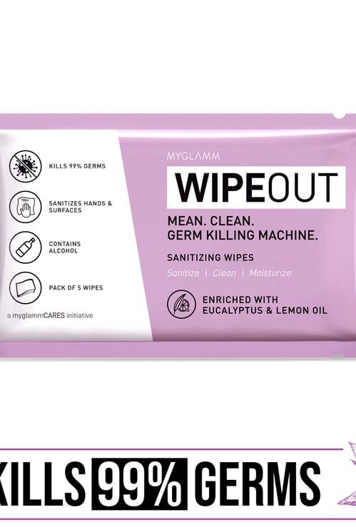 MYGLAMM Cleansing Wipes - Pack of 5
