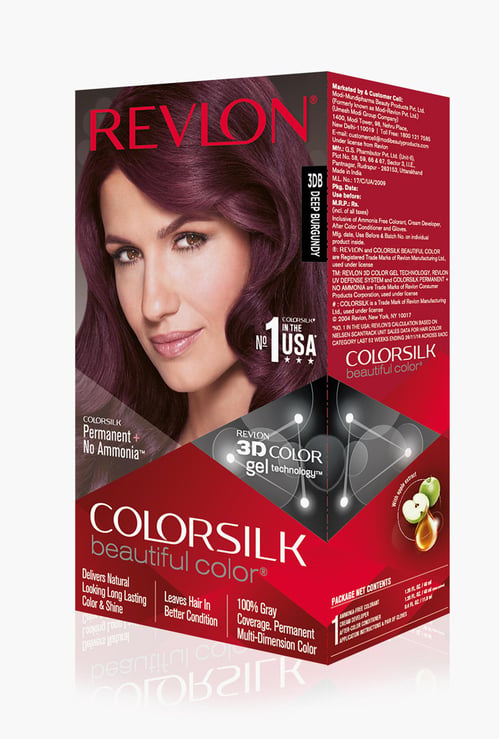 REVLON Colorsilk Hair Color- Burgundy