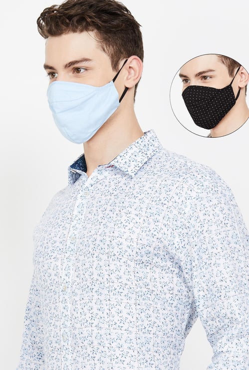 CODE Men Reusable Masks - Pack of 2 Pcs.