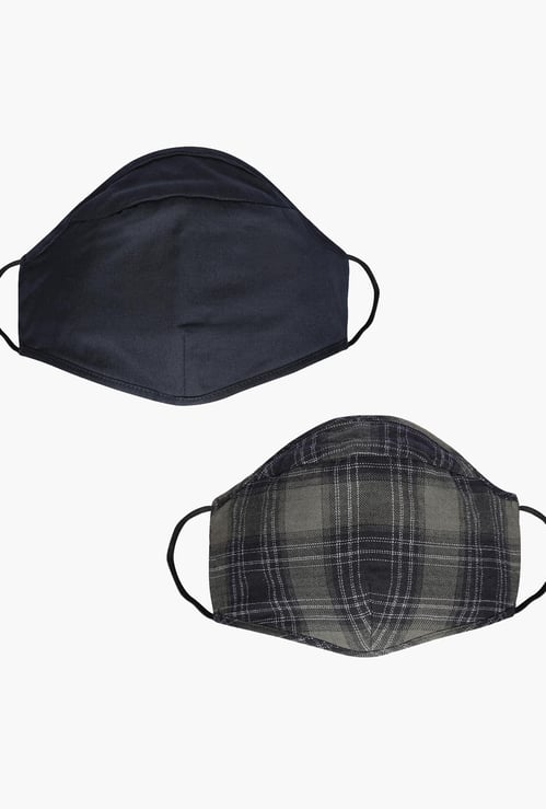 CODE Men Reusable Masks - Pack of 2 Pcs.