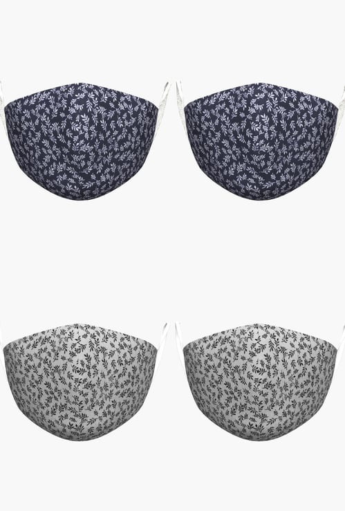 VAN HEUSEN Women Anti-Microbial Reusable Face Mask - Set of 4