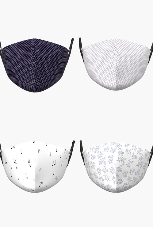 VAN HEUSEN Women Anti-Microbial Reusable Face Mask - Set of 4