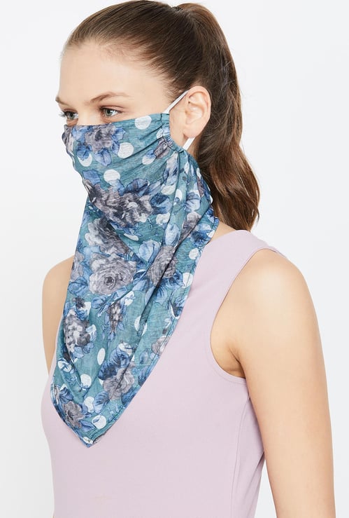 GINGER Women Printed Scarf Mask