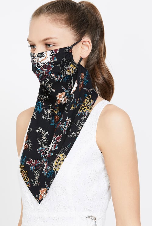 GINGER Women Printed Scarf Mask