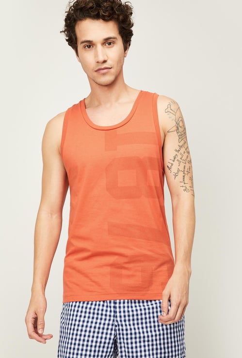 JOCKEY Men Printed Cotton Vest