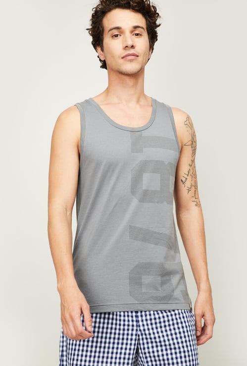 JOCKEY Men Typographic Print Vest