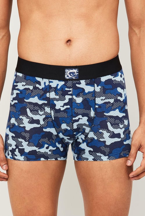 CHROMOZOME Men Printed Elasticated Trunks