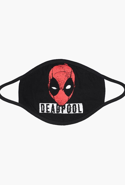 FREE AUTHORITY Men Deadpool Print 3-Layered Reusable Mask