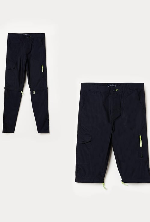ALLEN SOLLY Boys Solid Casual Trousers