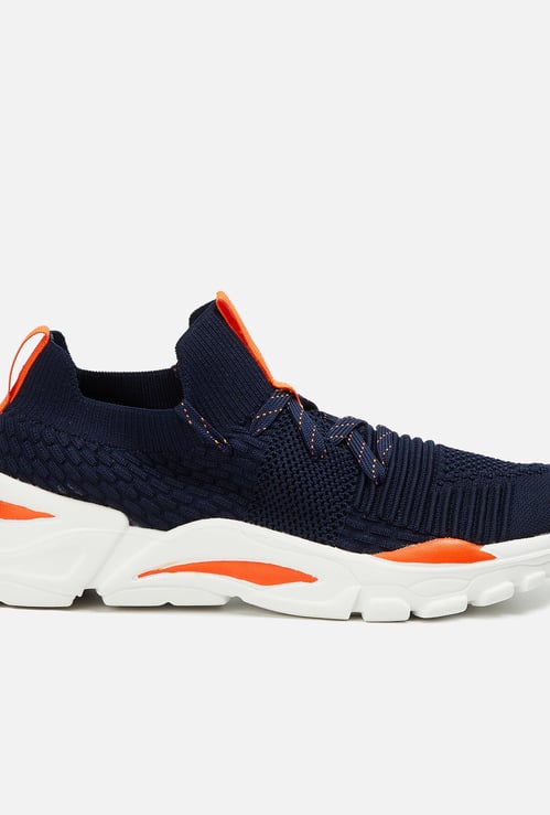 FORCA Men Textured Lace-Up Shoes