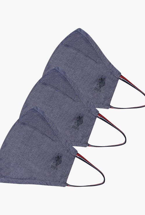 U.S. POLO ASSN. Men Assorted Seamless Masks - Pack of 3 Pcs.