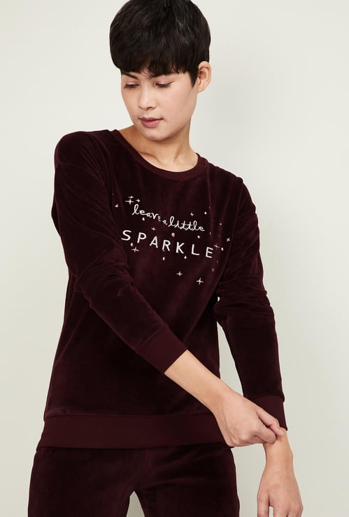 GINGER Women Printed Round Neck T-shirt