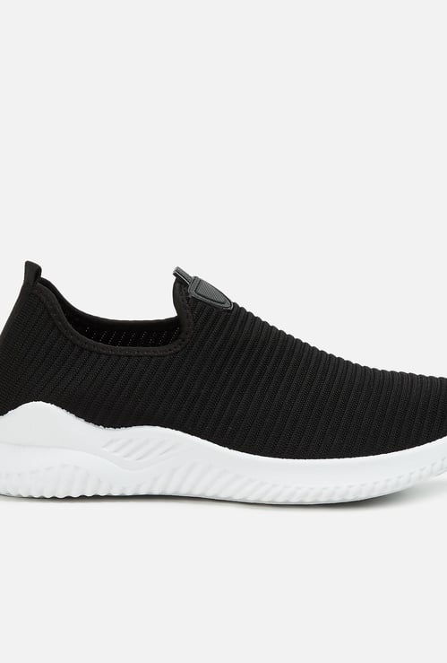 FORCA Men Textured Slip-On Casual Shoes
