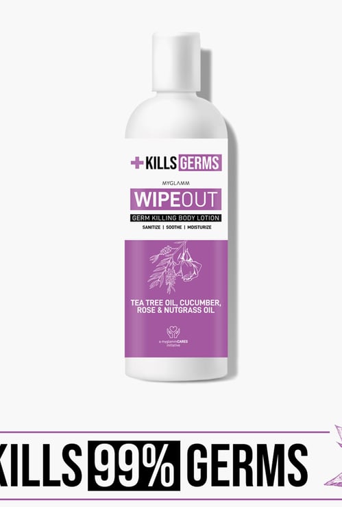 MYGLAMM WIPEOUT Germ Killing Body Lotion