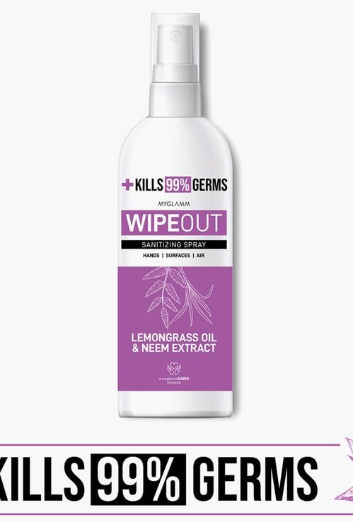 MY GLAMM Wipeout Sanitizing Spray- 200ml