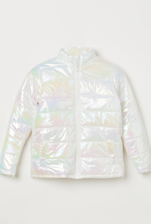 FAME FOREVER YOUNG Girls Printed Puffer Jacket