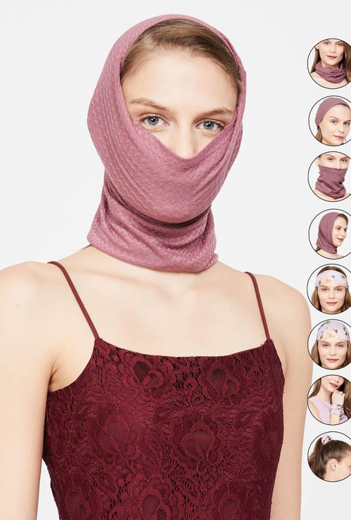 GINGER Women Printed Multipurpose Masks - Pack of 2