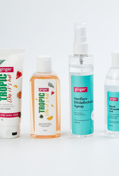 GINGER On the Go Beauty Essentials Kit - Tropic Like It's Hot