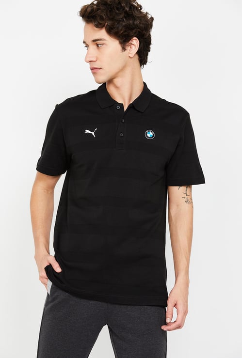 PUMA Men Solid Regular Fit Polo T-shirt