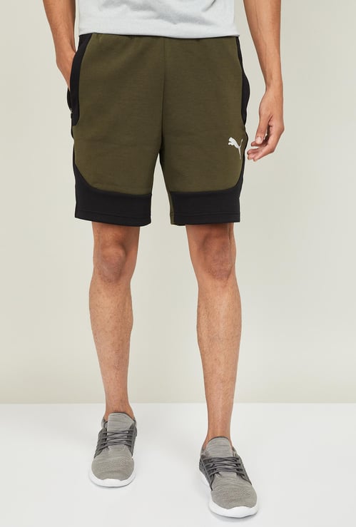 PUMA Men Solid Elasticated Shorts
