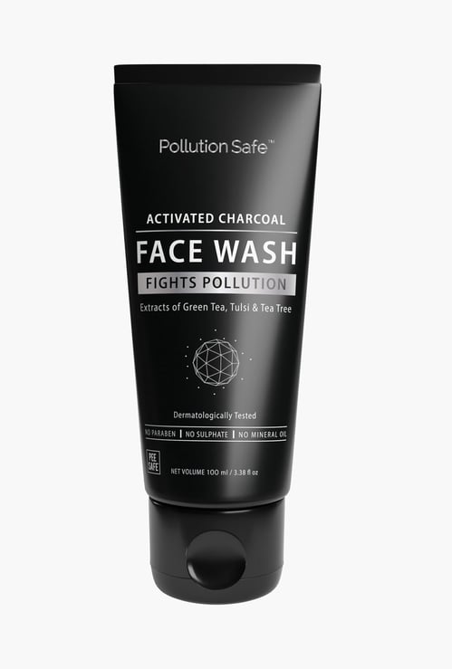 POLLUTION SAFE Activated Charcoal Face Wash