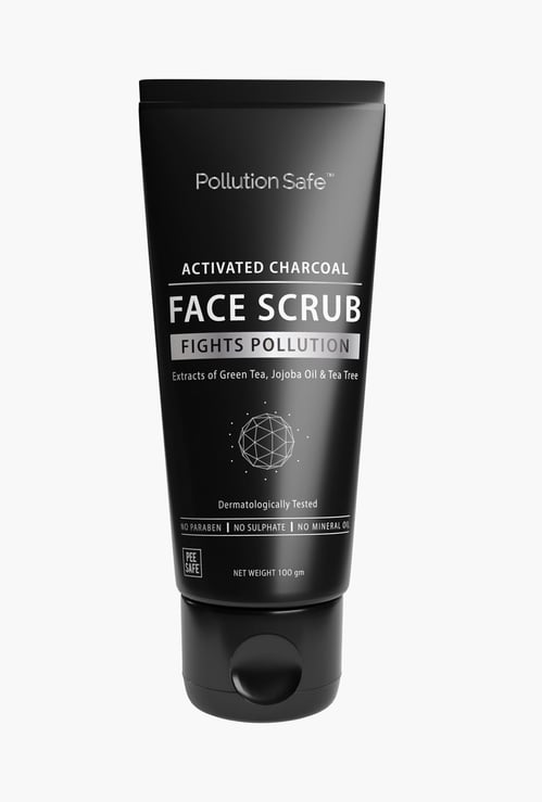 POLLUTION SAFE Activated Charcoal Face Scrub
