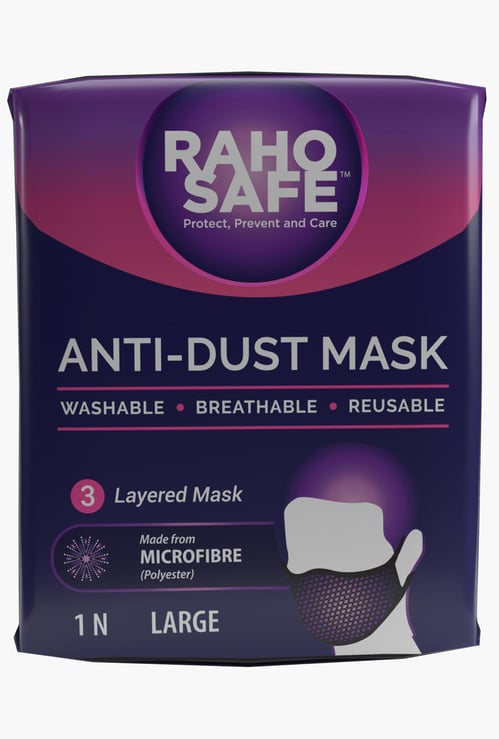 RAHO SAFE Women Textured 3-Layer Face Mask
