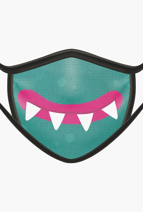 RAHO SAFE Boys Printed 2-Filter Face Mask