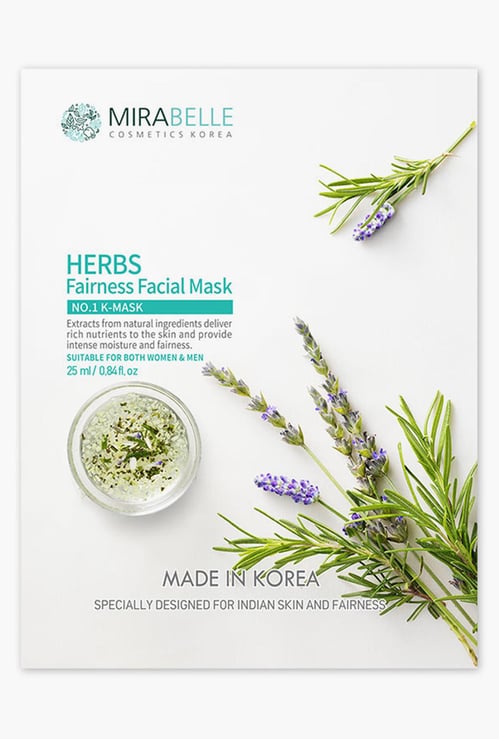 MIRABELLE Korea Herbs Fairness Facial Mask