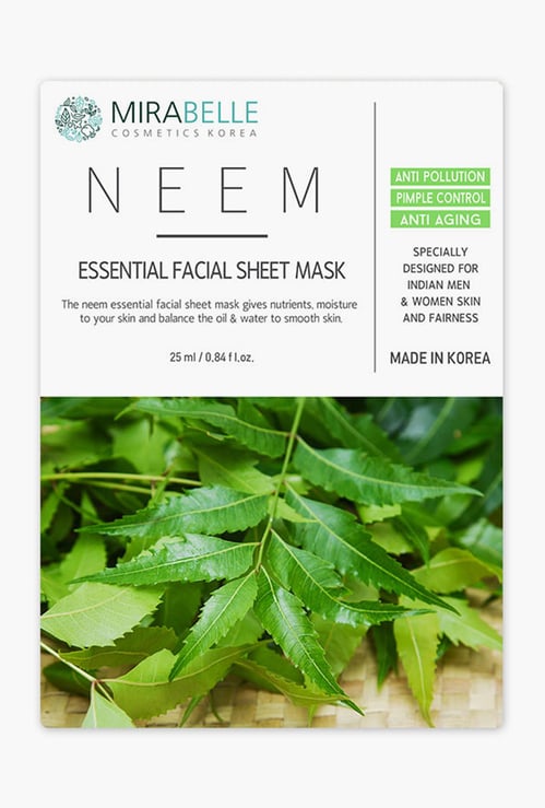 MIRABELLE Korea Essential Facial Sheet Mask- Neem