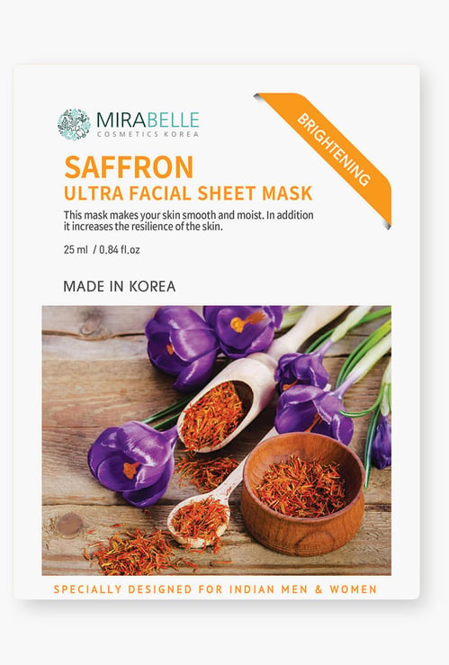 MIRABELLE Korea Ultra Facial Sheet Mask- Saffron