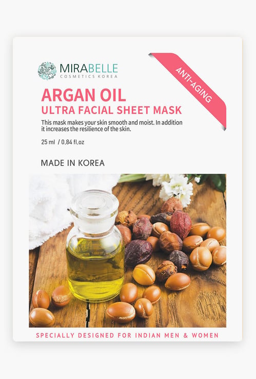 MIRABELLE Korea Ultra Facial Sheet Mask- Argan Oil