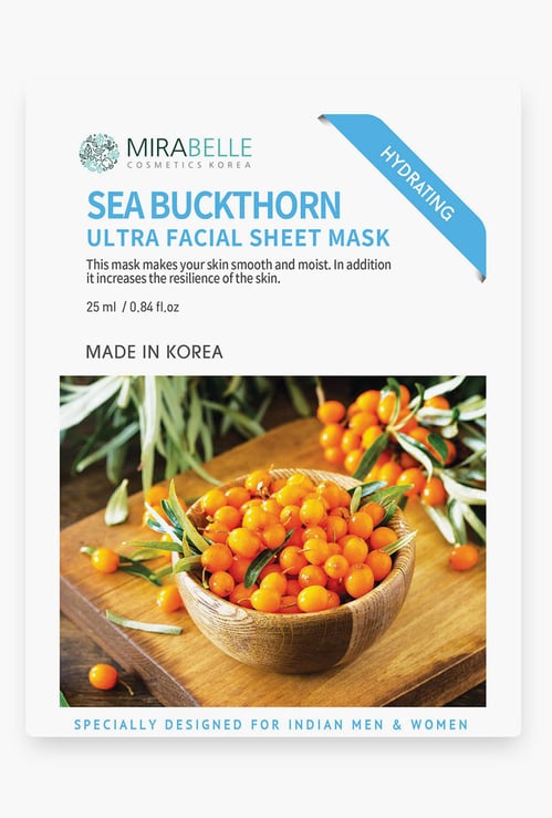 MIRABELLE Korea Ultra Facial Sheet Mask- Sea Buckthorn