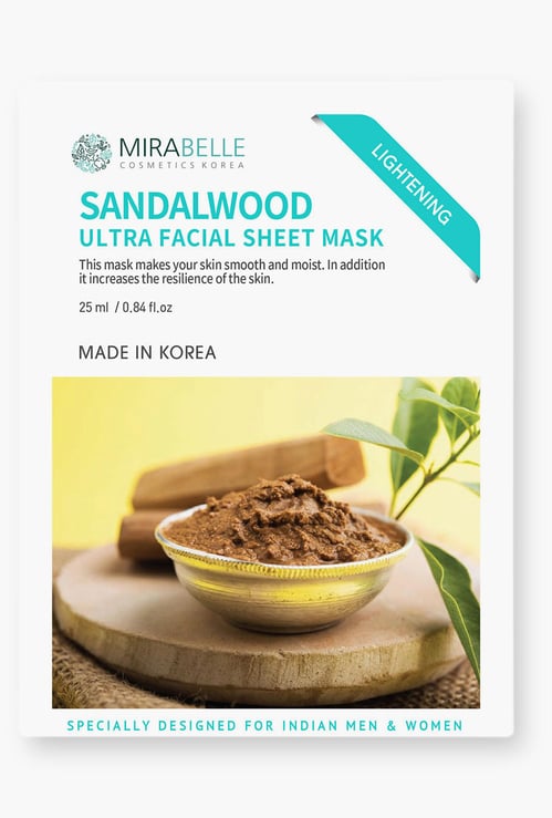 MIRABELLE Korea Ultra Facial Sheet Mask- Sandalwood