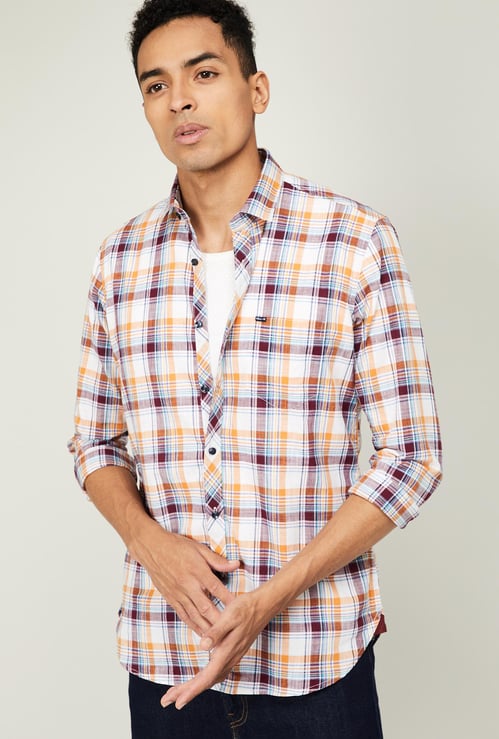 KILLER Men Checked Slim Fit Casual Shirt