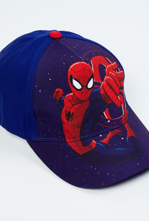 KIDSVILLE Boys Spiderman Print Cap