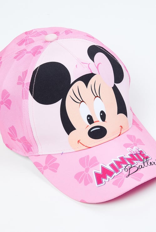 KIDSVILLE Girls Minnie Mouse Print Baseball Cap
