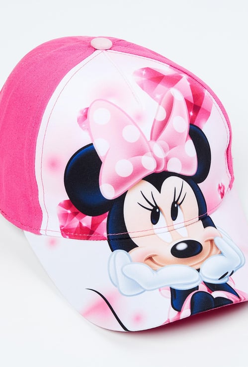 KIDSVILLE Girls Minnie Mouse Print Baseball Cap