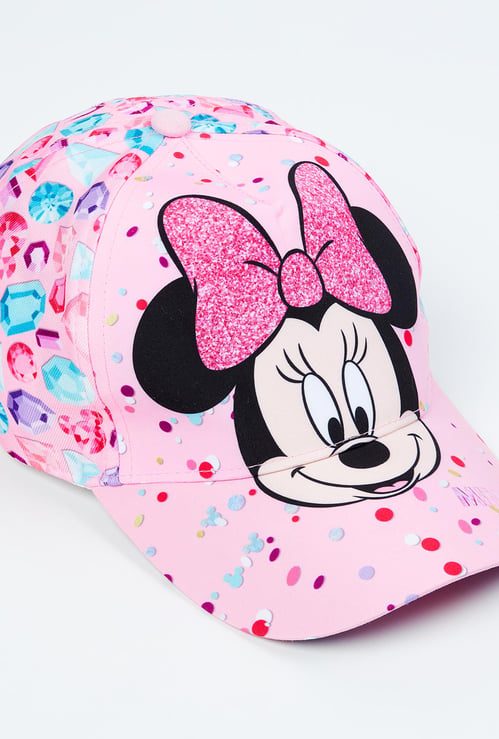 KIDSVILLE Girls Minnie Mouse Print Baseball Cap