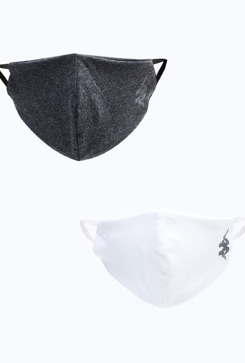 KAPPA Men Textured Reusable Masks - Pack of 2