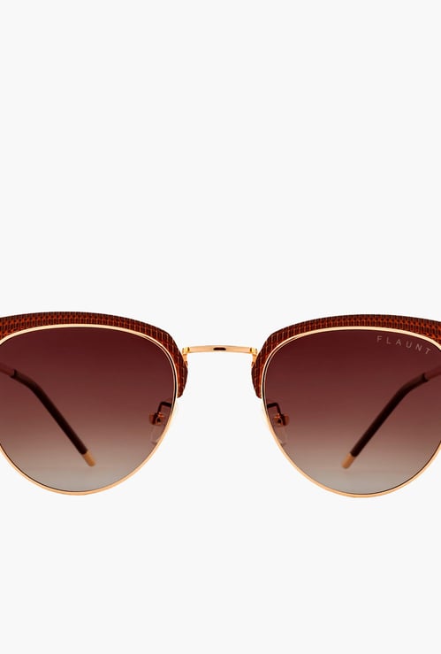 FEMINA FLAUNT Women UV-Protected Round Sunglasses- 9009-C1