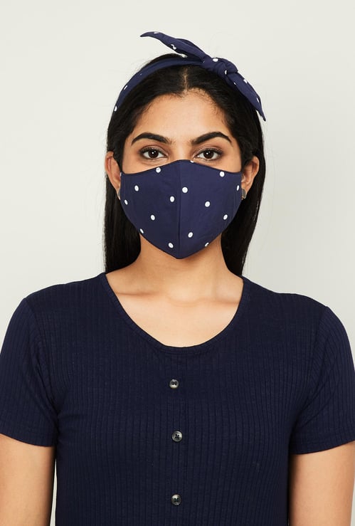 GINGER Women Printed Resuable Mask with Bandana
