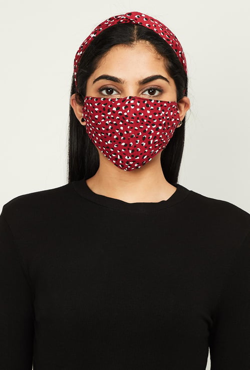 GINGER Women Printed Reusable Masks with Bandana