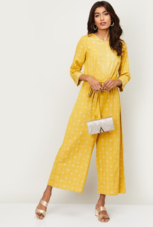 GLOBAL DESI Women Printed Full Length Jumpsuit