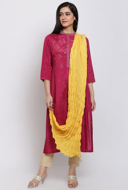 BIBA Women Solid Dupatta